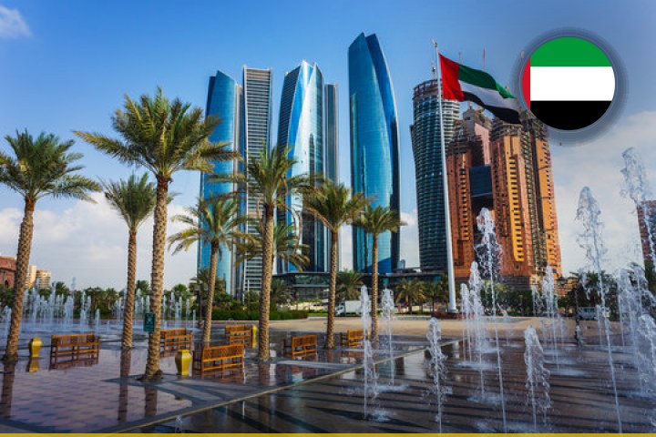 Etihad Towers in Abu Dhabi — overseas jobs in the United Arab Emirates