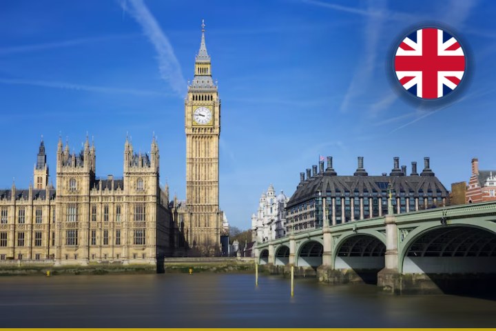 Big Ben and the Houses of Parliament in London, where Talentory places Pakistani workers in overseas jobs