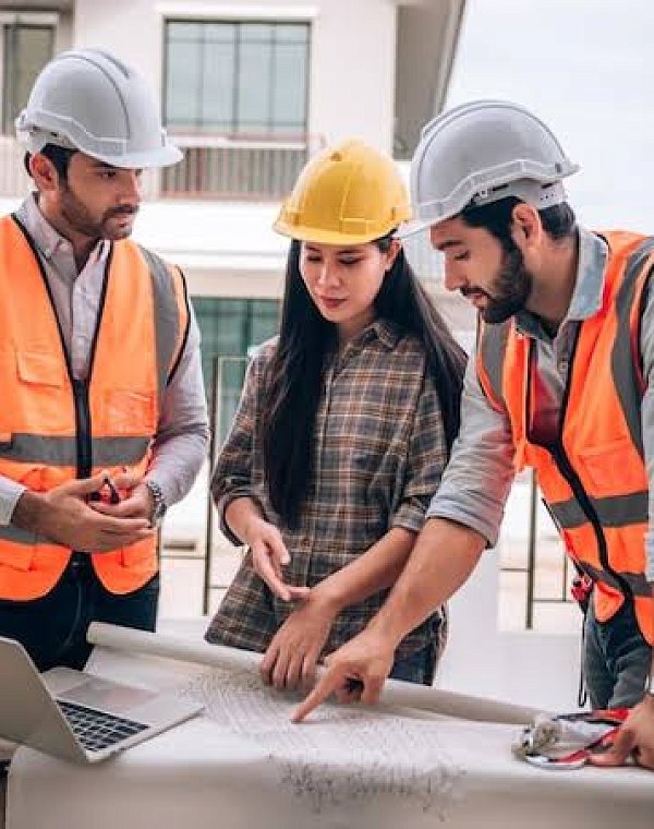 Pakistani workers on a construction site — hire construction labour from Pakistan